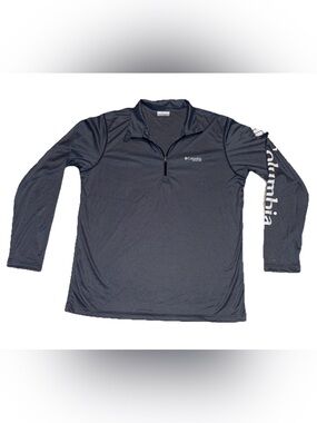 Columbia PFG Men's Omni-Shade Large L Gray Fishing Polo Shirt New With Tags